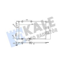 Kale 393300 Klima Kondenseri Astra G- zafıra 1.2 16v- 1.4 16v- 1.6 16v- 1.8 16v- 2.0 16v Al/al 580x378x16 1850055- 93170621- 1850074- 24431901