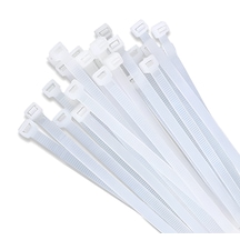 Beyaz Plastik Kablo Bağı Plastik Kelepçe 4,8mmx38cm 100 Adet