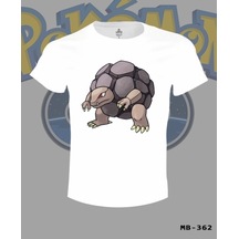 Pokemon - Golem Beyaz Erkek Tshirt Pokemon - Golem Beyaz Erkek Tshirt