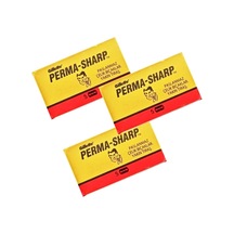 Tr Perma-sharp Çift Taraflı Tıraş Bıçağı, Paslanmaz Çelik, 3 Kutu X 5 Adet, Toplam 15 Jilet, Islak Tıraş İçi
