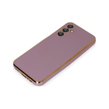 Samsung Galaxy Uyumlu - M14 5g Kılıf Volet Silikon - Mor