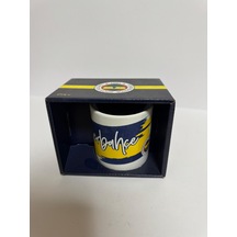 Seramik 1.sınıf Kupa Sarı Lacivert