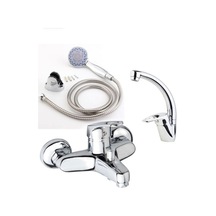 Hay Banyo Bataryası Lavabo Bataryası Ve Duş Seti Krom