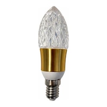 Ledolet 4w E14 Kristal Led Mum Ampul Sarı Işık - Dekoratif Aydınlatma