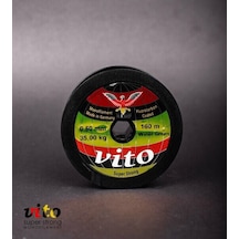 Vito 160 Mt Yeşil Fluorocarbon Kaplama Misina 0,24mm