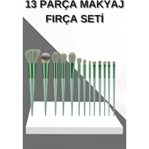 13 Parça Makyaj Fırça Seti Far Fırçası Allık Fırçası Yumuşak Uçlu