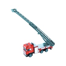 İtfaiye Oyuncak Kurtarma Kamyonu Metal Mini Çek Bırak 12 Cm