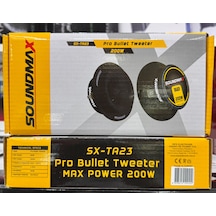 Soundmax Sx-ta23 10cm Tweeter 200wat 100rms İki Adet