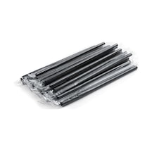 Frozen Siyah Körüklü Pipet 230x6mm 100 Adet 100 Adet