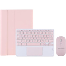 Samsung Uyumlu Tab A7 T500 Bt Touchpad Klavye+mouse+stand Kılıf-bkk7