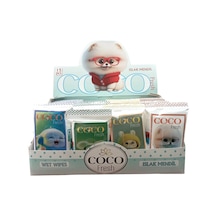 Coco Fresh Cep Islak Mendil 15'li Paket 36'lı Kutu x 4 Sevimli Hayvanlar144'lü Set