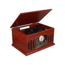 Magicvoice F39 Retro Vintage Çanta Pikap - Cd - Kaset - Radyo - Bluetooth - Aux - Usb Mp3 Çalar