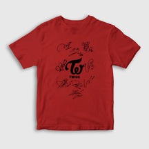 Presmono Unisex Çocuk Signs K-Pop Twice T-Shirt