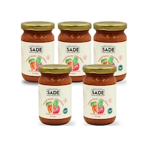 Sade Organik Havuç Elma Püresi 100 Gr 5 Li Paket