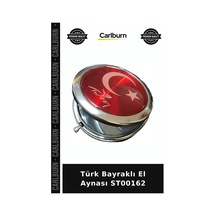 Özel Üretim Milli Hediyelik Aksesuar Kişisel Bakım Türk Bayraklı El Aynası St00162