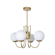 Zerrin Modern Tasarım Salon Yemek Odası Mutfak Eskitme Gold Renk Beyaz Camlı Sarkıt 4 Lü Avize Eskitme Beyaz