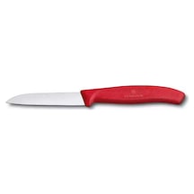Victorinox Swissclassic 8cm Soyma Bıçağı Kırmızı 6.7401