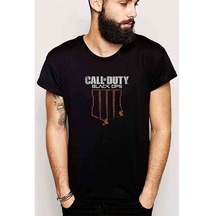Call Of Duty Black Ops Baskılı Siyah Erkek Tshirt (528787516)