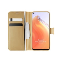 Xiaomi Mi 10t Pro Kılıf Standlı Kapaklı Korumalı Gold R108989:gold