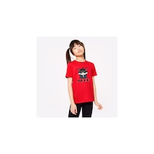 Uyguntarz Çocuk Mood Baskılı Pamuklu Tshirt Kırmızı