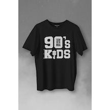 Doksanlar Çocuğu 90s Kids 1990 Lar Nostalji Baskılı Tişört Unisex T-shirt 001