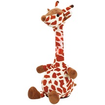 Bruce Zürafa Peluş Oyuncak Cutely Şarkı Söyleyebilir Ve-kahverengi