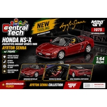 Mini Gt 1:64 Honda Ns-x Prototype 1989 Ayrton Senna Sürücü Figürlü Mgt01075 Kırmızı