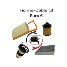 Fiat Fiorino Euro 6 Filtre Bakım Seti Karbonlu Polen (4LÜ SET)