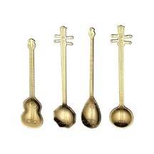 Dancemonkey Kaliteli Kahve Karıştırma Kaşığı Yaratıcı Çiçek Şekli Çok Renkli