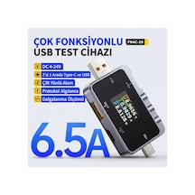 Fnrsı Fnac-28 2'si 1 Arada Tip-c Usb Test Cihazı Dijital Voltmetre Ampermetre