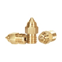 Koodmax 3d Yazıcı Extruder Sivri Uçlu Mk8 1.75mm / 0.4mm Cr-6se Pirinç Nozzle Baskı Kafası