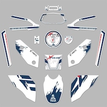 Hero Xpulse Beyaz Mavi Full Tank Pad Set 3d Sticker