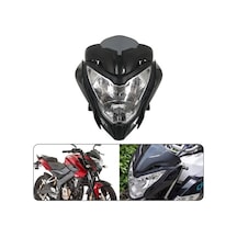 Bajaj Pulsar Ns150 Ns200 Ön Far Grenajlı Led Ve Siperlik Camlı Tam Uyumlu Premium Kalite 1 ADET