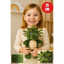 Yeşil Ejderha Peluş Oyuncak 25 Cm Sevimli Yumuşak Dolgulu Çocuk Oyuncağı & Hediye Diğer