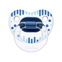 Wee Baby 836 Şeffaf Desenli Damaklı Emzik 0-6Ay - Mor Şeffaf