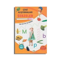 Çizgi Alıştırmaları Sebzeler