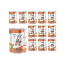 Yetişkin Kedi Somonlu Pate Yaş Mama 400 Gr X 12 Adet