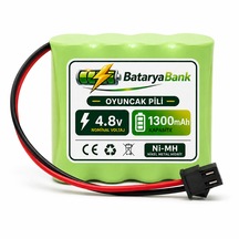 4.8v 1300mah Oyuncak Araba Pili Bataryası Siyah Soket Uzun Ömürlü Şarjlı Pil