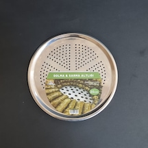 Dolma Ve Yaprak Sarma Altlığı Paslanmaz Çelik Tencere Altlığı 20 Cm Gümüş