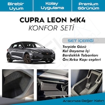 Cupra Leon Konfor Seti Eşya Saklama Cepleri Için Hazır Kumaş Kapl