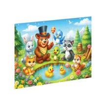 Sevimli Hayvanlar Ahşap Puzzle
