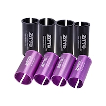 Sones 31,6-33,9 Mm 016 2 Adet Ztto Bisiklet Sele Borusu Dönüşüm Manşonu Redüktör Kapağı Mor