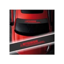 Es Seri10 Mitsubishi Uyumlu Karbon Ön Cam Oto Sticker