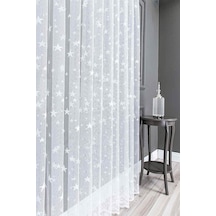 Evdepo Home Kullanıma Hazır Örme Tül Perde (541909320)