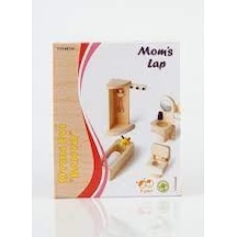 Mom'S Lap Oyun Evi-Ahşap Banyo Seti