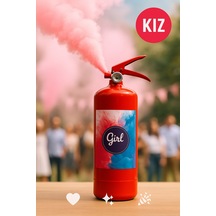 Pembe Dumanlı Cinsiyet Belirleme Bombası Gender Reveal Boy Smoke Yoğun Renkli Duman Spreyi