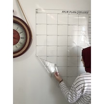 Aylık Planlayıcı Akıllı Kağıt Tahta Takvim Silgili Kalem Hediye