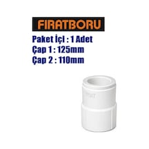 Fırat 125mm 110mm Redüksiyon, 125 110 Redüksiyon, 5 Adet, 7b22125110