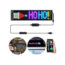 Powermaster Pm-23822 12x68cm Oto Rgb Kayan Yazı Led Tabela Araç Arka İçi Cam Yazı Panosu
