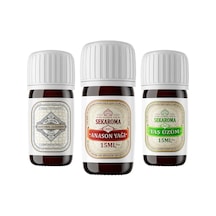 Sek Aroma Tekirdağ Seti Anason Yağı + Yaş Üzüm + Gliserin 3 x 15 ML - 5 L Uyumlu